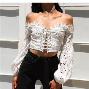 🔥Off shoulder top USA size Medium🔥